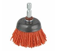 wolfcraft 1 Brosse boisseau en nylon S=6mm ø50mm - 1505000