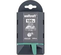 Wolfcraft Lames trapézoïdales 4309000 Profi 0,65 x 61 mm 100 pièces