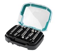 wolfcraft 1002000 Coffret de Fraises D'encastrement CV - Longueur 90 mm - Queue Ø 8, 15, 20, 25, 30 mm - 5 pièces