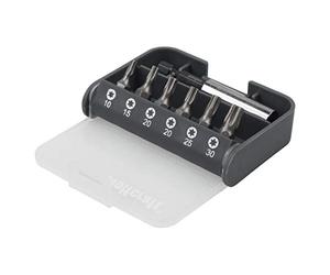 wolfcraft 1216000 Coffret d'Embout de Vissage Solid, 7 Pièces, Longueur 25 mm