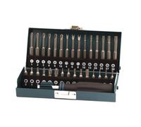 Wolfcraft 1386000 Jeu d'embouts 31 pièces cruciforme Phillips, carré intérieur