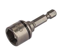 wolfcraft 1395000 Douille à Choc en Acier au Chrome-molybdène Sw 13 Gris