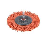 Wolfcraft Brosse nylon circulaire 1502000 – 6,35 mm – Ø 100 mm