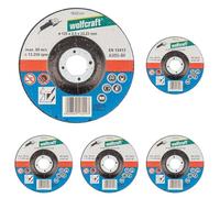 wolfcraft 1622099 Disque tronçonneuse Diamètre 125 x 2,5 mm (Lot de 5)