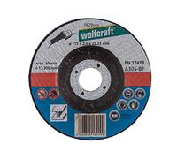 wolfcraft - 1622300 - Pack de 5 disques à tronçonner le métal - Diamètre 125 x 2,5 argent