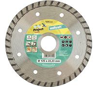 wolfcraft 1695000 Disque diamant turbo Diamètre 125 mm