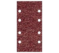 Wolfcraft Patins abrasifs 1767000 – Lot de 10 K80 93x185 mm perforés auto-agrippants