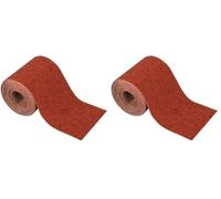 wolfcraft 1776000 Rouleau de papier abrasif Grain 240 5 x 115 mm argent (Lot de 2)