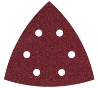 Wolfcraft 1787000 Set feuilles abrasives Delta avec bande auto-agrippante, perforé Grain 60, 120, 240 Cote d'encoignure 105 mm 20