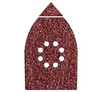 wolfcraft 1792000 - Lot de 6 Patins Abrasifs Auto-Agrippants - Grain 80 - Dimensions 107 x 142 mm
