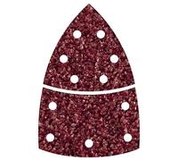 wolfcraft 1811000 Patins perforés agrippants Grain 40 95 mm Lot de 10