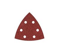 wolfcraft 1851100 - Lot de 25 Patins Triangulaires Agrippant - Grain 60