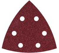 Wolfcraft 1857000 Set feuilles abrasives Delta avec bande auto-agrippante, perforé Grain 60, 120, 240 Cote dencoignure 95 mm 20 pc(s)
