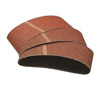 wolfcraft 1862000 Bandes abrasives Grain 80 100 x 610 mm Lot de 3