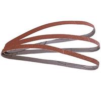 wolfcraft 1869000 Bandes abrasives Grain assortiment 13 x 457 mm Lot de 3