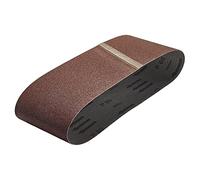 wolfcraft 1894000 - Lot de 3 Bandes Abrasives - Grain 80 - Dimensions 76 x 457 mm