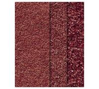 wolfcraft 2049000 50 Patins Abrasifs Largeur 93 X Longueur 230 Mm, Corindon Grains Assortis 40, 80, 120,argent