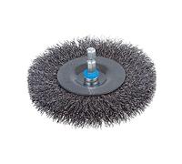 Wolfcraft Brosse à disque en fil d'acier 2103000 – torsadée Ø100×20 mm tige 6 mm – 1 pc(s)