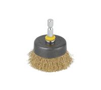 Wolfcraft Brosse soucoupe laiton diamètre 50mm Wolfcraft Diam. tige 1/4 pouce (6,3 mm) 2112000 1 pc(s)