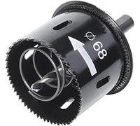 wolfcraft 2158000 - Scie Cloche à Ressort d'Évacuation - Diamètre 68 mm