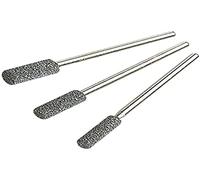 3 meules abrasives sur tige Wolfcraft 2175000