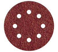 wolfcraft 2250100 Disques agrippants perforés Grain 60 Diamètre 125 mm Lot de 25
