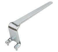 wolfcraft 2458000 Clé pour meuleuses d’angle, déportée - Pour le remplacement facile de plateaux de surfaçage profonds - Clé à écartement entre ergots de 35 mm - DIN 3116 C