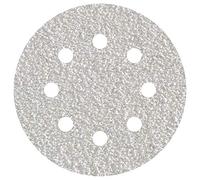 wolfcraft 25 Disques Abrasifs Auto-agrippants de 125 mm, Grain 120 | Papier de ponçage perforé pour ponceuse excentrique, idéal pour métaux et surfaces laquées. Réf. 1153100