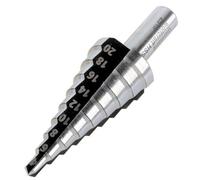 Foret étagé HSS WOLFCRAFT 2515000 Ø4 à 20 mm - queue Ø8 mm