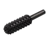 wolfcraft 2531000 (L) escofina para madera, cilíndrica, punta redonda, vástago 6,35 mm PACK 1,argent