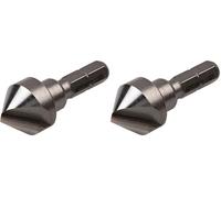 wolfcraft 2577000 Fraisoir 6 pans Diamètre 16 mm silver (Lot de 2)