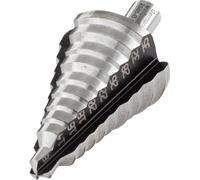 Wolfcraft Foret étagé 2585000 – Ø 8-35 mm HSS, queue Ø10 mm, 3 tranchants