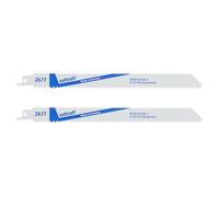 wolfcraft 2677000 Lot de 2 Lames scie égoïne BIM 210mm