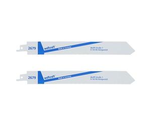 wolfcraft 2679000 Lot de 2 Lames scie égoïne BIM 225 mm