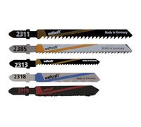 wolfcraft 2688000 Lot de 5 Lames de scie sauteuse queue en T