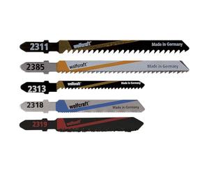 wolfcraft 2688000 Lot de 5 Lames de scie sauteuse queue en T
