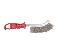 Wolfcraft Brosse à main 2717000 – fil en acier inox