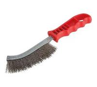 Wolfcraft Brosse à main 2717000 – fil en acier inox