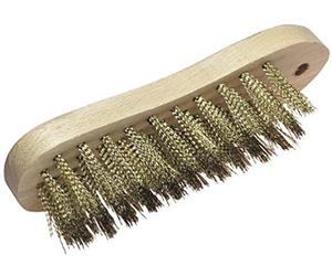 wolfcraft 2721000 brosse violon 5 rangs fil acier laiton