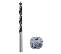 wolfcraft 2731000 Mèche à bois avec butée profondeur ø 6 mm,argent