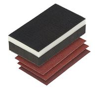 wolfcraft 2892000 Lot de Ponçage multicolore
