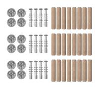 wolfcraft Ferrures excentriques pour meubles - Accessoires pour assemblages vissés - Accessoires pour le kit de ferrures excentriques pour meubles - 2955000