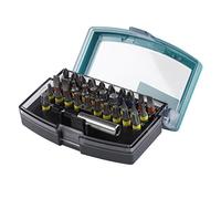 Wolfcraft Coffret d'embouts de vissage 2975000 - 32 pièces PH/PZ, fente, 6 pans - code couleur