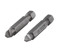 wolfcraft 2982000 Embouts Extracteurs de Vis Abîmées Set de 2 Pièces Multicolore