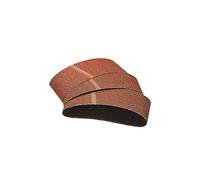 wolfcraft 3 Bandes Abrasives Grain 120 pour Ponceuse à Bande 75x510 mm | Ceinture de ponçage robuste et durable, idéale pour bois et métal, haute performance abrasive. Réf: 1914000