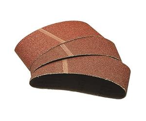 wolfcraft 3117000 Bandes abrasives Grain 60 100 x 610 mm Lot de 3