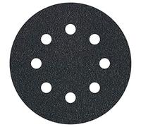 wolfcraft 3191000 Lot de 5 Disques perforés abrasifs auto-agrippants ø 125 mm grain 280 noir
