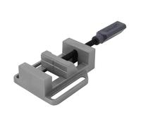 wolfcraft 3412099 1 Étau "Simplex 60" en Fonte D'aluminium Sous Pression Ouverture 65 mm Largeur Des Mors 68 mm" Argent