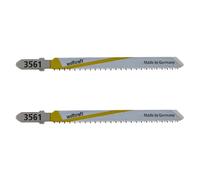 Wolfcraft Lame de scie sauteuse 3561000 – BIM 75 mm, queue en T, pas de dents 1,65 mm – Lot de 2
