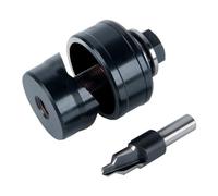 wolfcraft 3761000 - Emporte-pièce à Roulement à Billes - Diamètre 32 mm avec Foret d'Amorçage Diamètre 10,2 mm